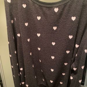 Wild fox heart sweater soft!